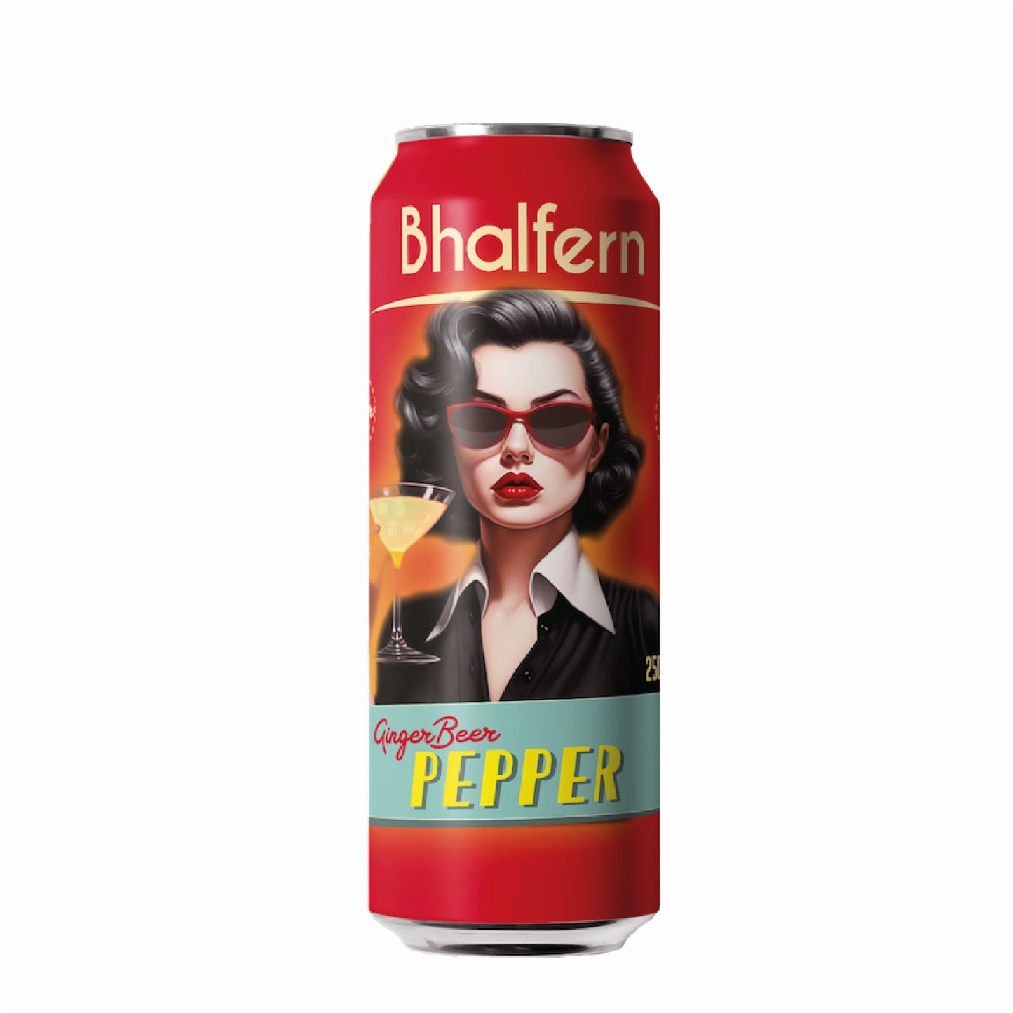 Bhalfern Ginger Beer Pepper Pack x 6 latas de 250ml